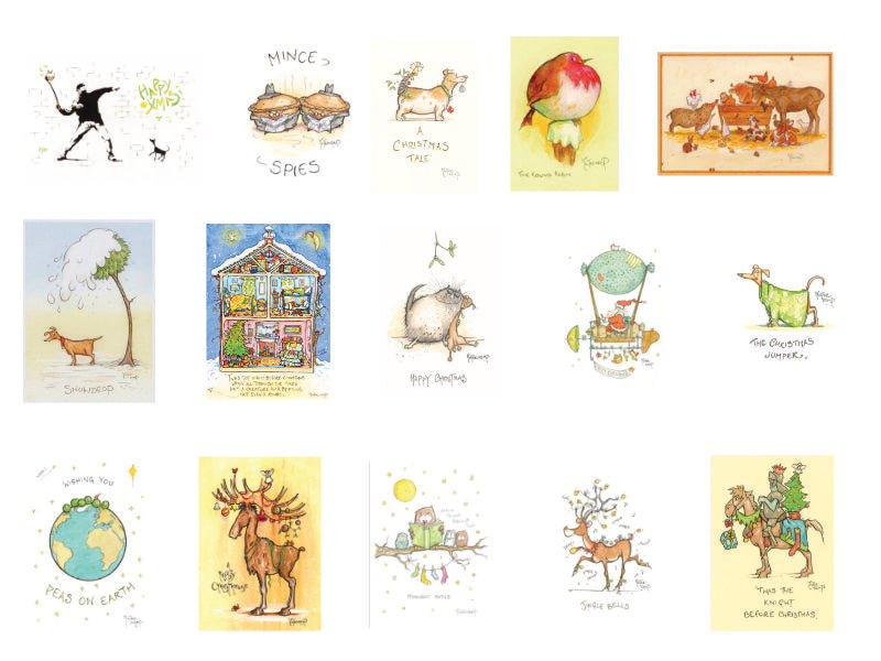20 Mixed Charity Christmas Cards