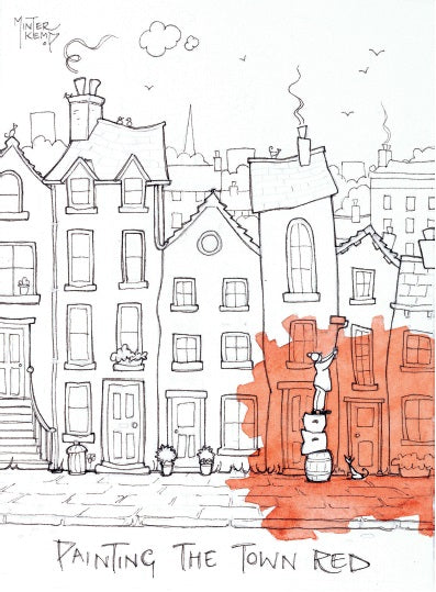 Painting the town red