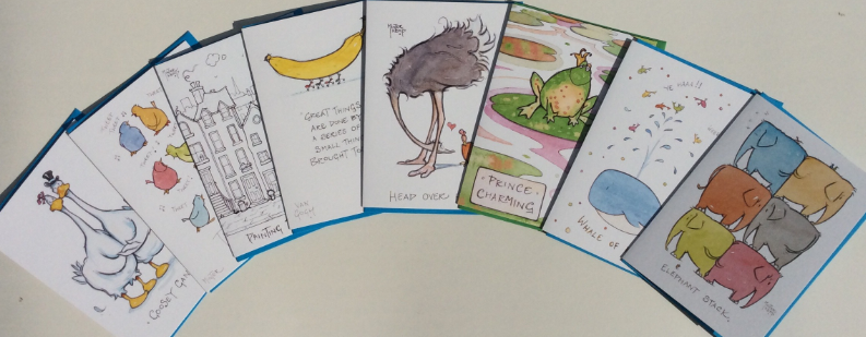 Mixed pack of 8 AP cards